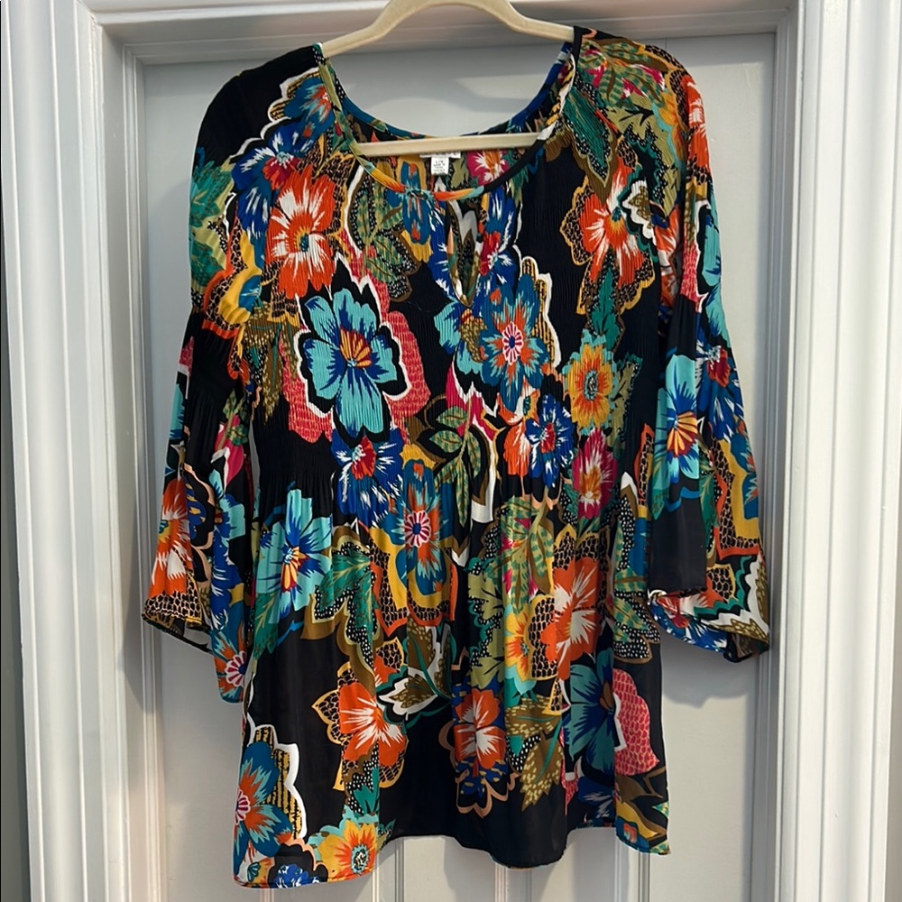 Floral Multicolor Women's Top